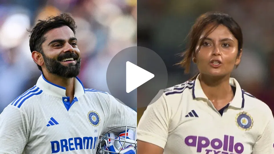 Watch- Sayali Satghare Imitates Virat Kohli's Ben Stokes Celebration